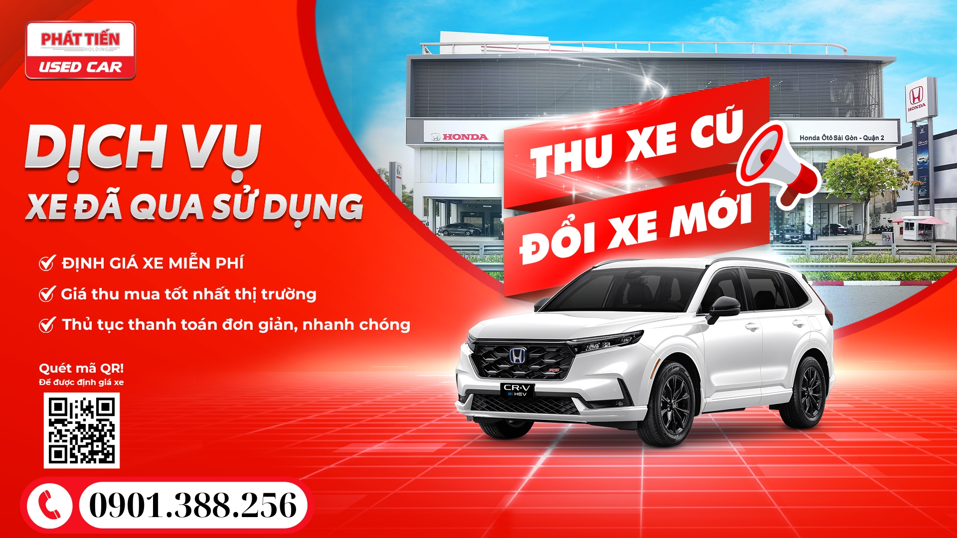 Thu xe cũ - Đổi xe mới - Định giá xe miễn phí